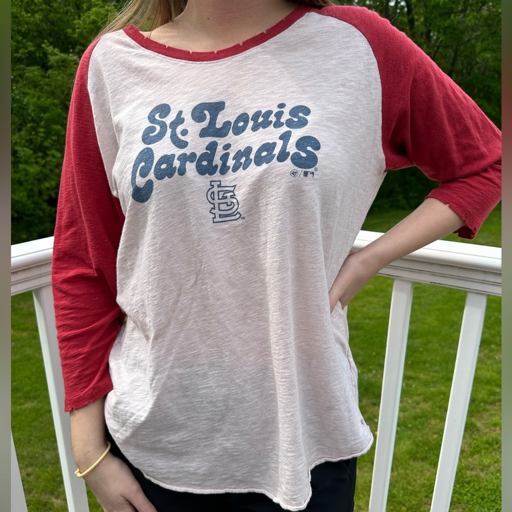 St. Louis Cardinals Raglan Tee by 47’ Size XL